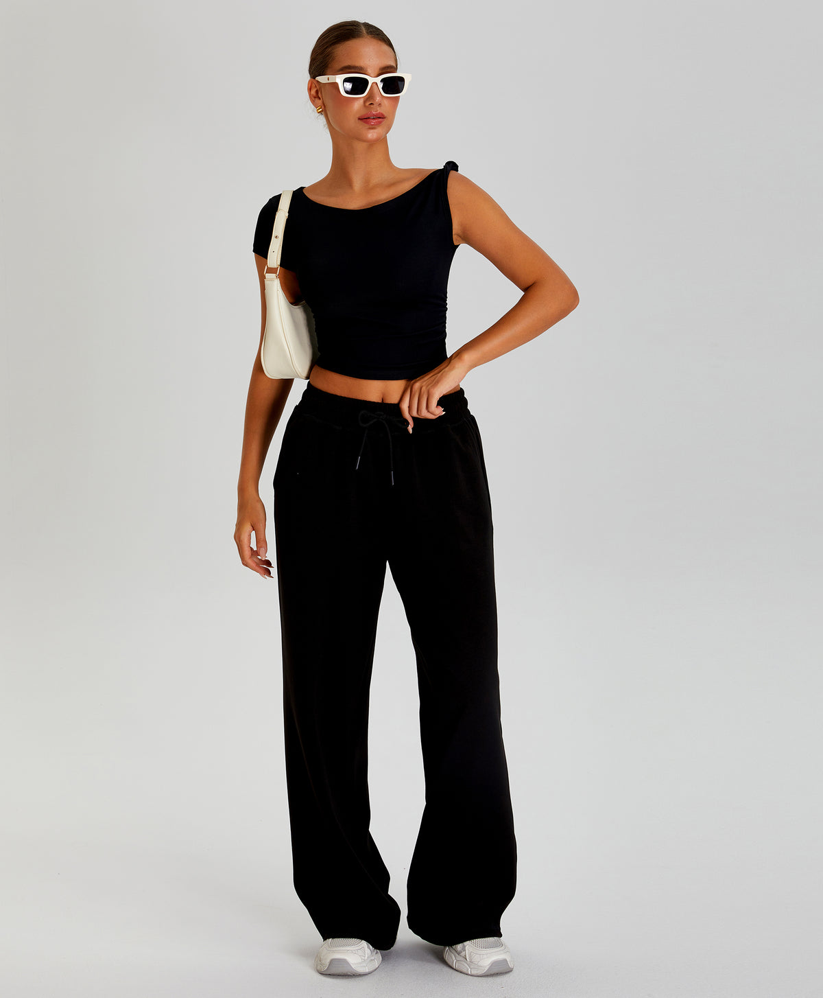 Premium  Wide-Leg Sweatpants