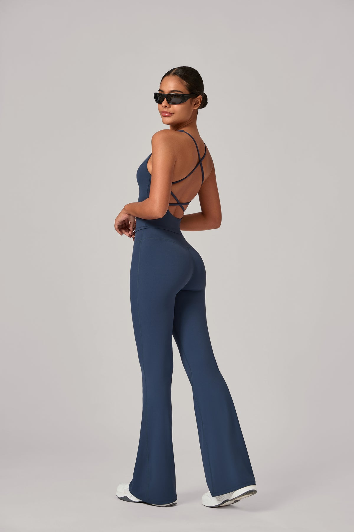 Top And Wide Leg Pants ( 2 pieces)