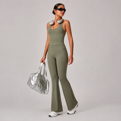Top And Wide Leg Set